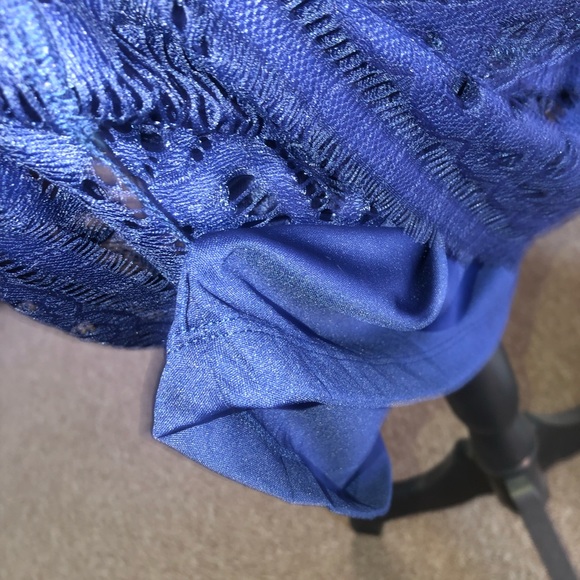 Isaac Mizrahi live navy and pink stretch dress - Picture 6 of 16